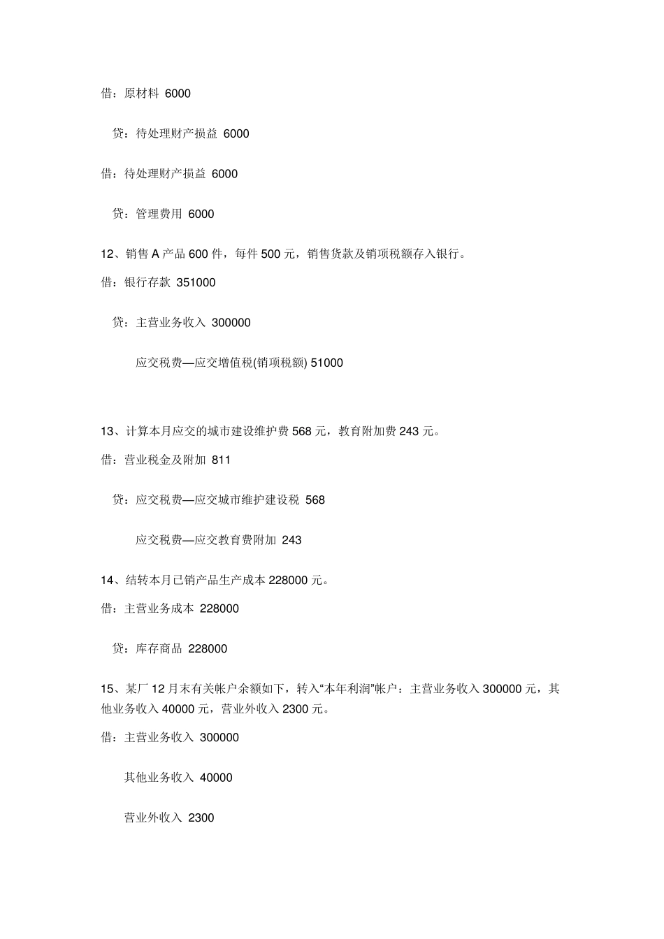 会计分录简单举例_第3页