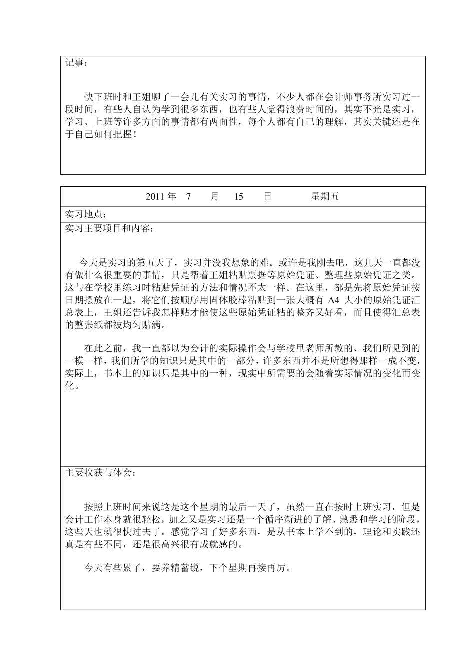 会计助理实习日记_第3页