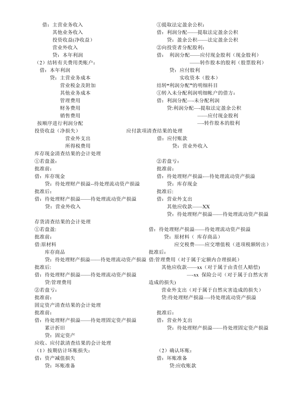 会计基础+会计分录+会计公式_第3页