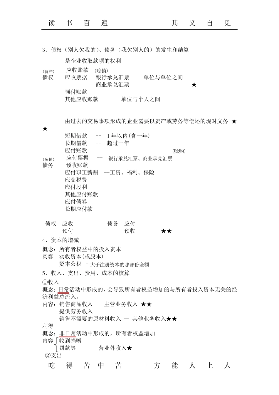 会计基础重点知识结构图(一目了然、过目不忘!)_第3页