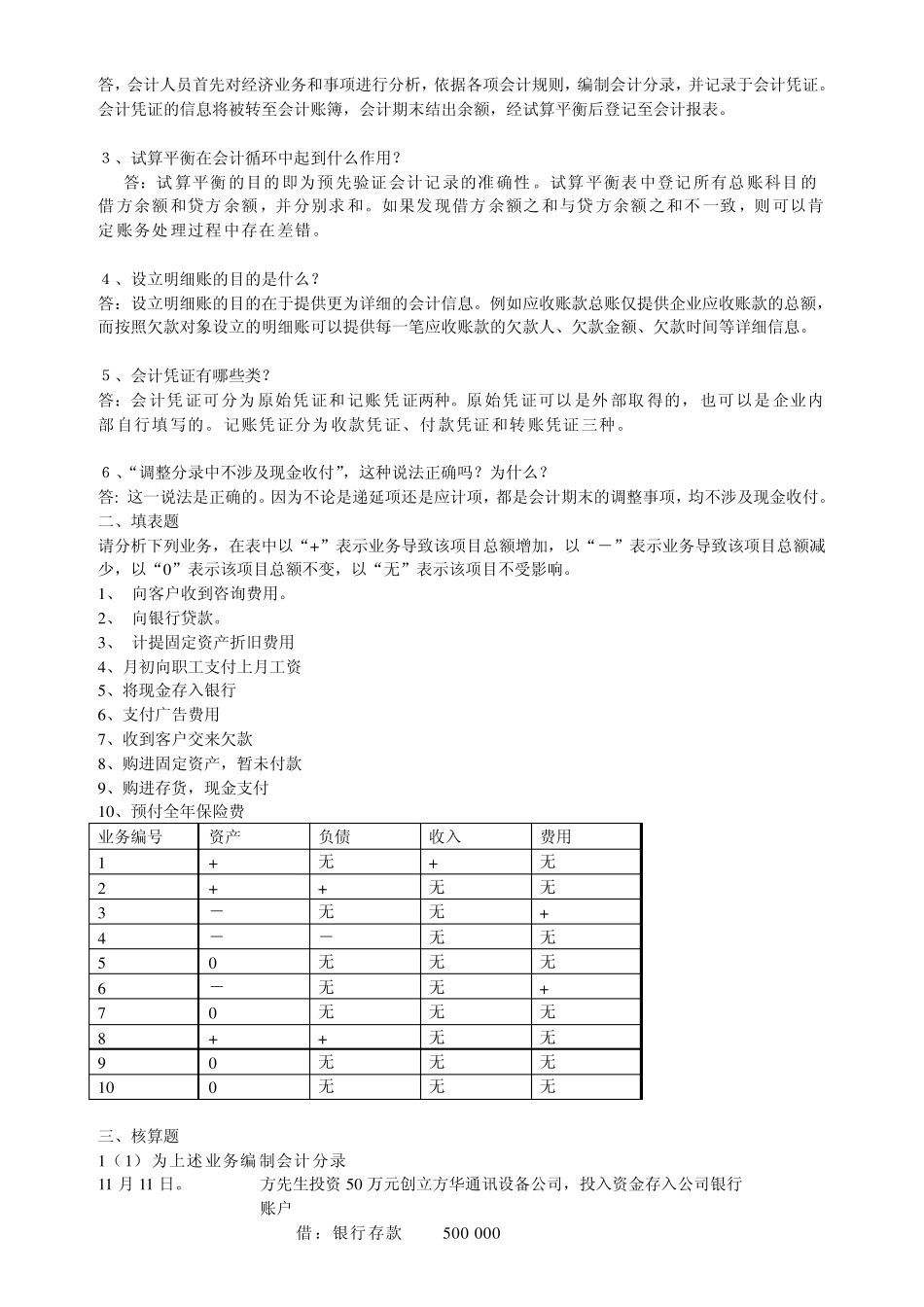 会计学(非专业用)习题答案(部分)_第2页