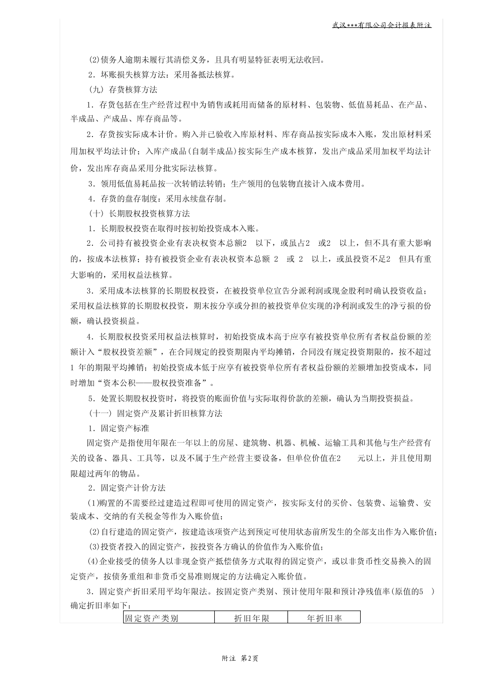 会计师事务所审计底稿模板_第2页