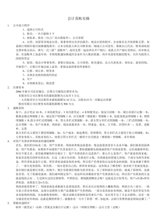 会计真帐实操