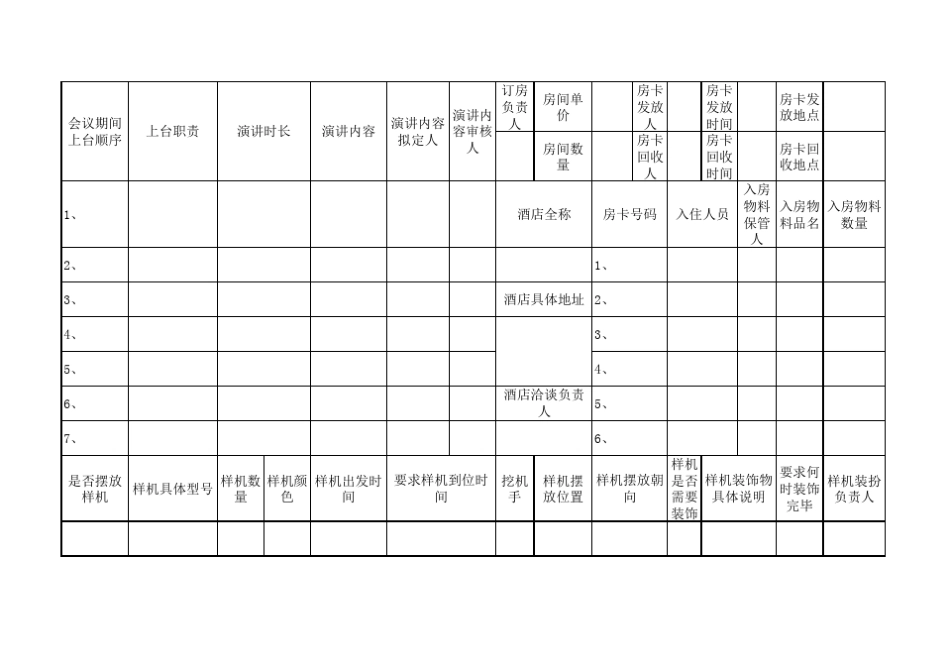 会议安排分工表_第3页