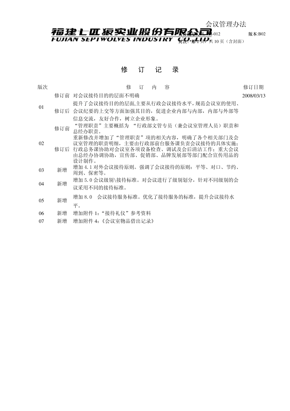 会议接待服务标准流程及规范_第2页