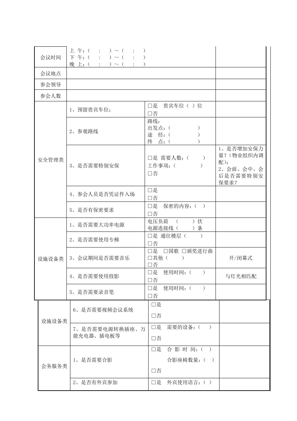会议服务标书样本_第3页