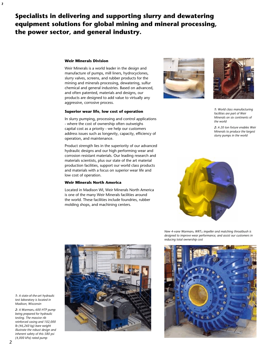 伟尔沃曼渣浆泵系列综合样本_第2页