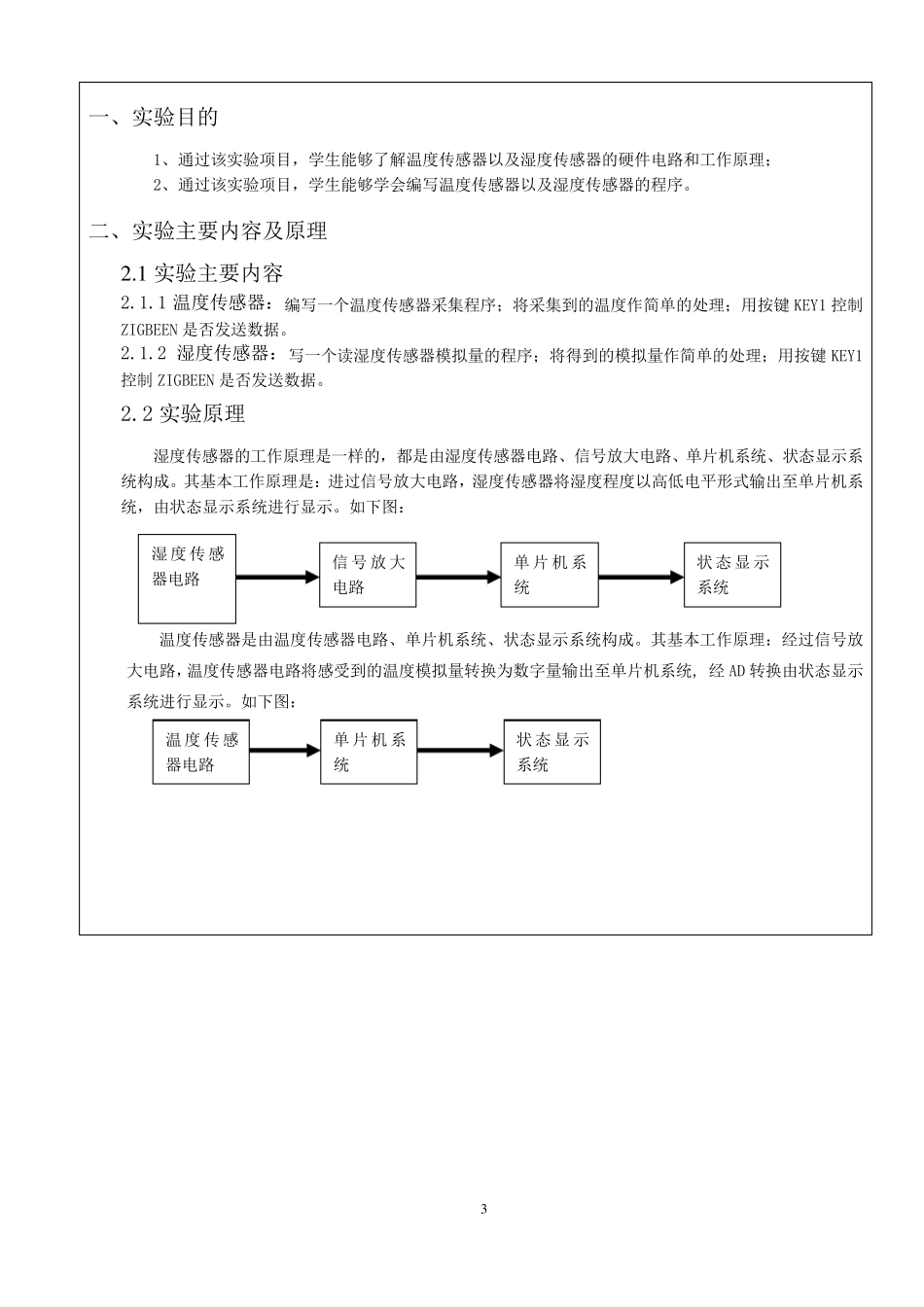 传感器原理及应用实验报告_第3页