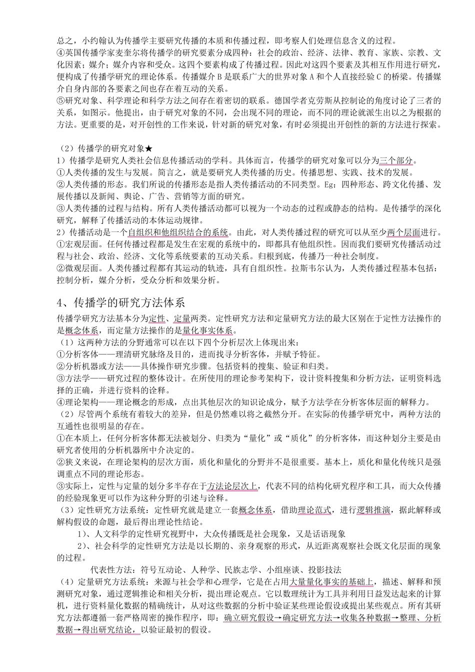 传播学总论笔记_第3页