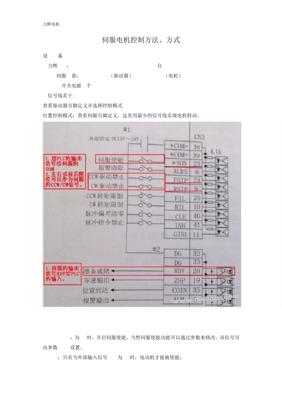 伺服电机控制方法_第1页