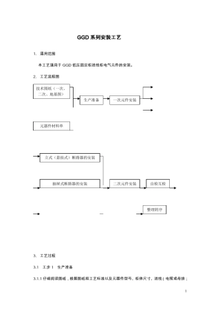 低压成套开关设备装配工艺
