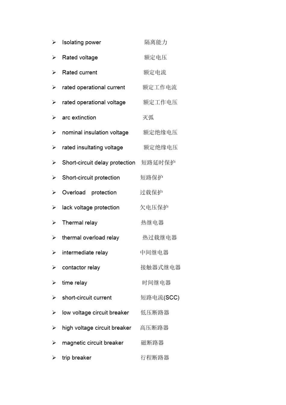 低压电器常用英语_第3页
