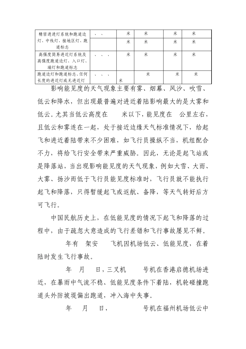 低能见度情况下飞行特点和操纵特点_第3页