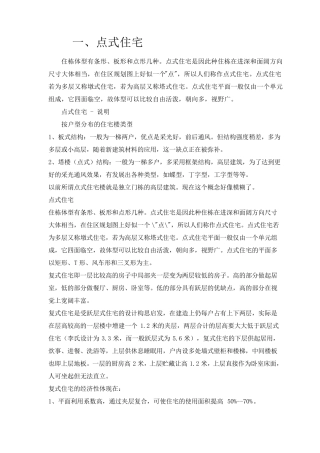 住宅建筑的形式