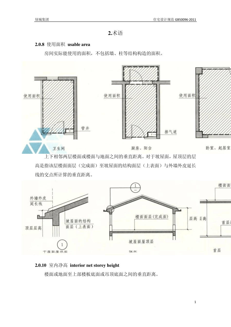 住宅设计规范GB500962011_第2页
