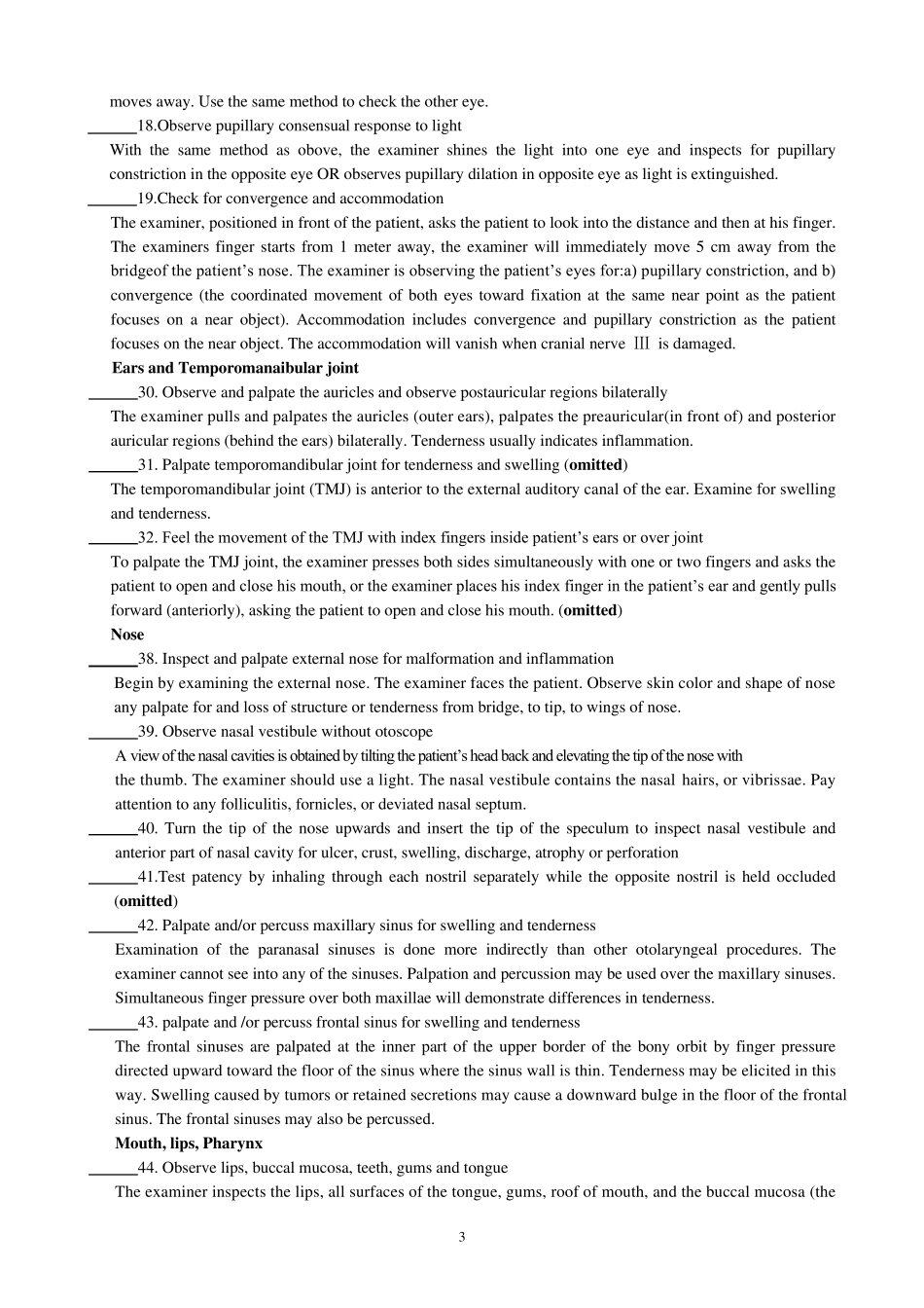 体格检查英文版_第3页