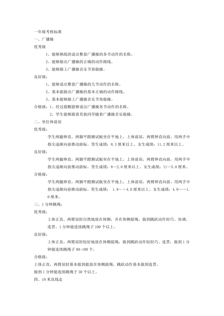 体育学科考核方案_第2页