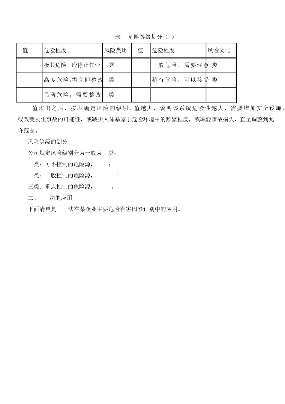作业危险性分析(LEC)法在危险源评价中的应用_第2页