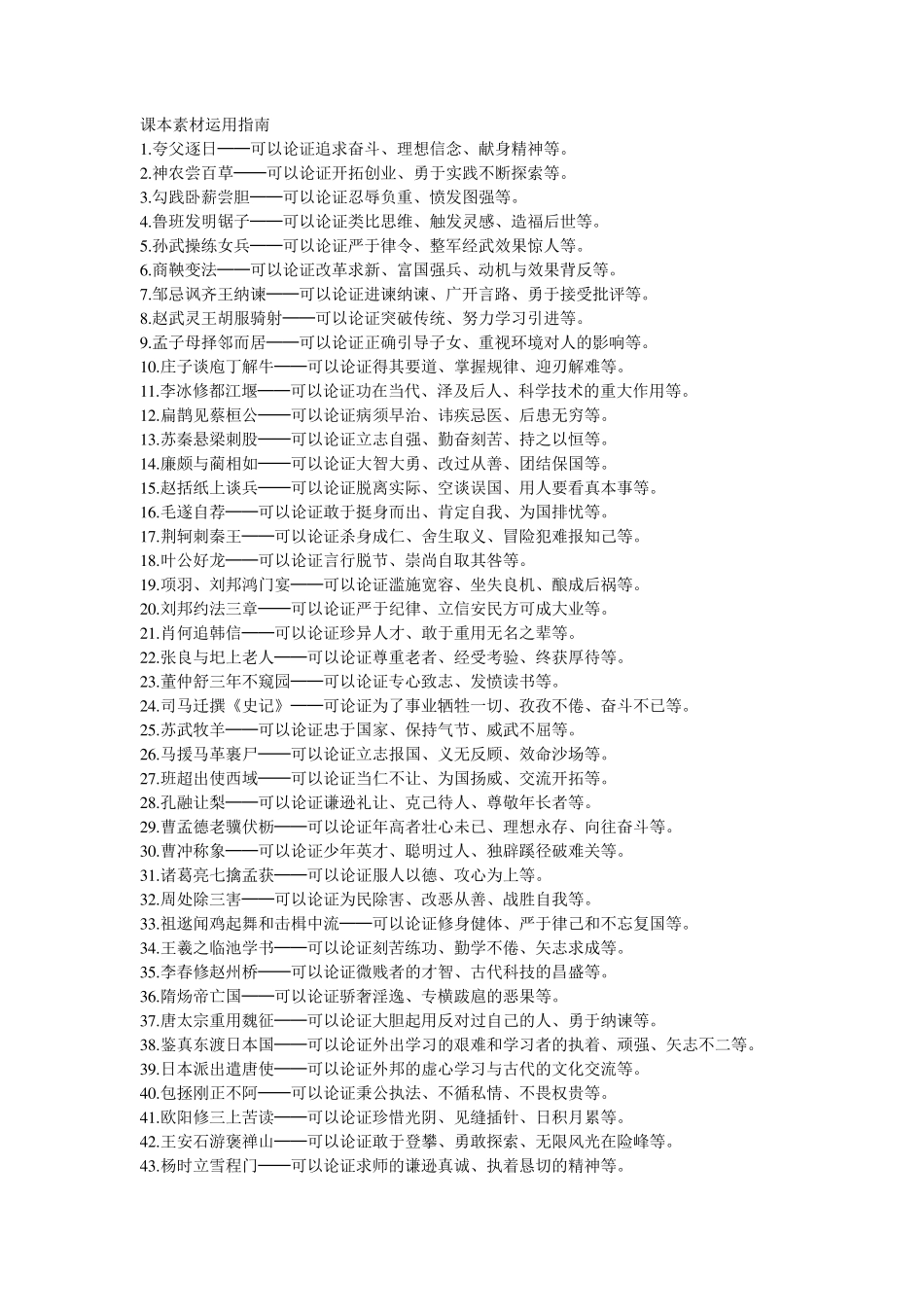 作文素材整理(高考版)_第2页