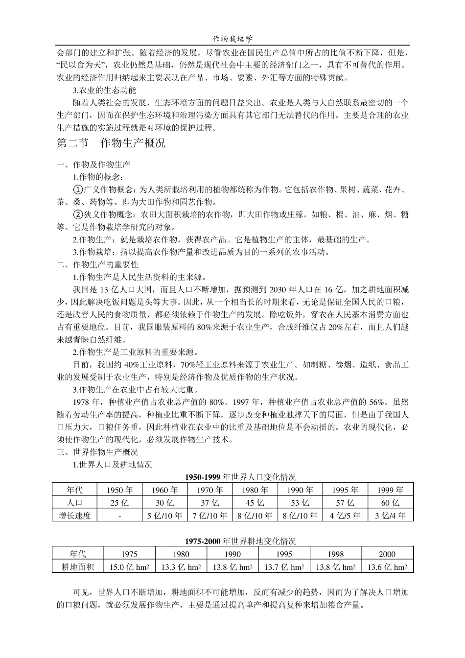 作物栽培学总论讲义_第2页