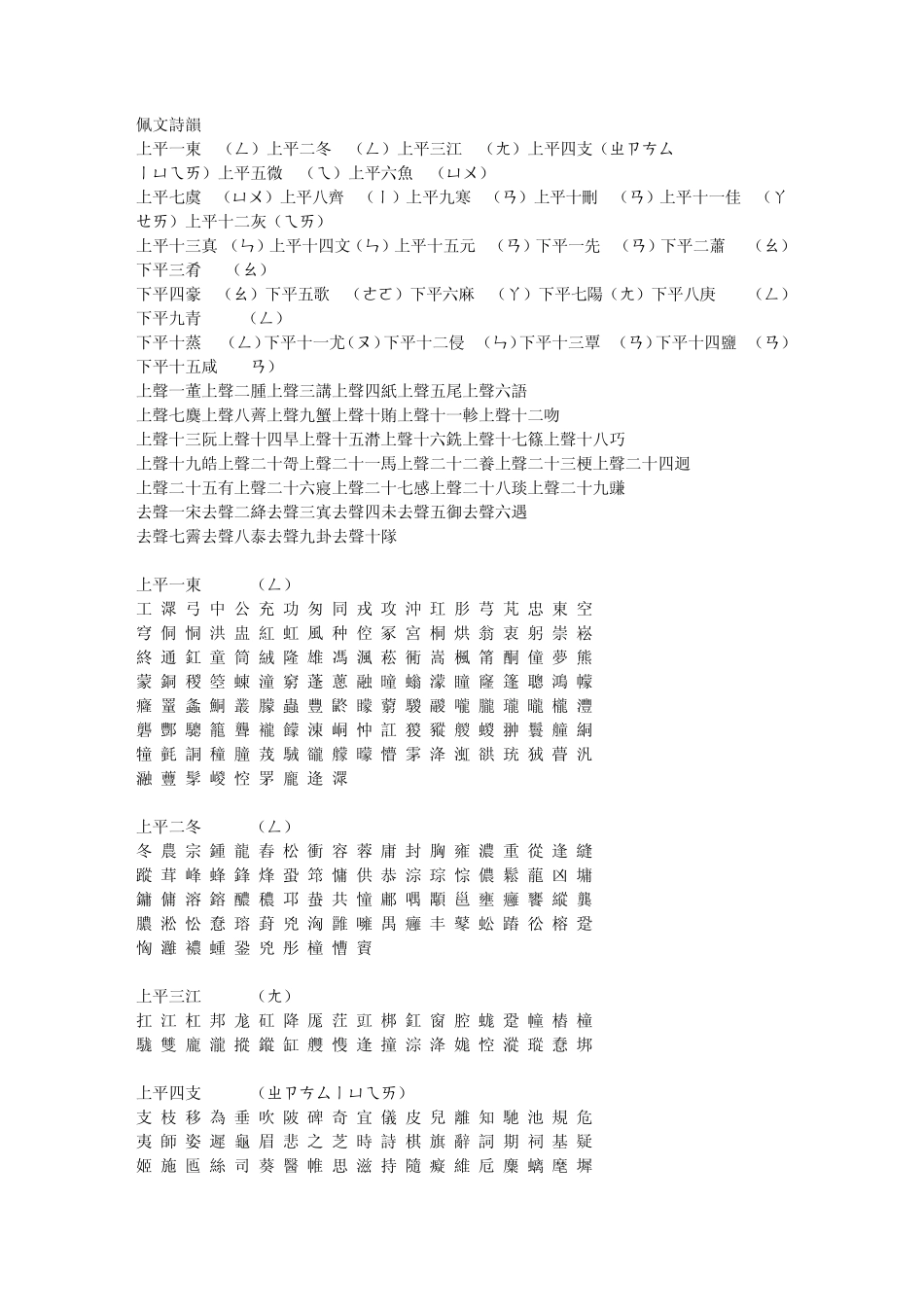 佩文诗韵(诗词系列)_第1页