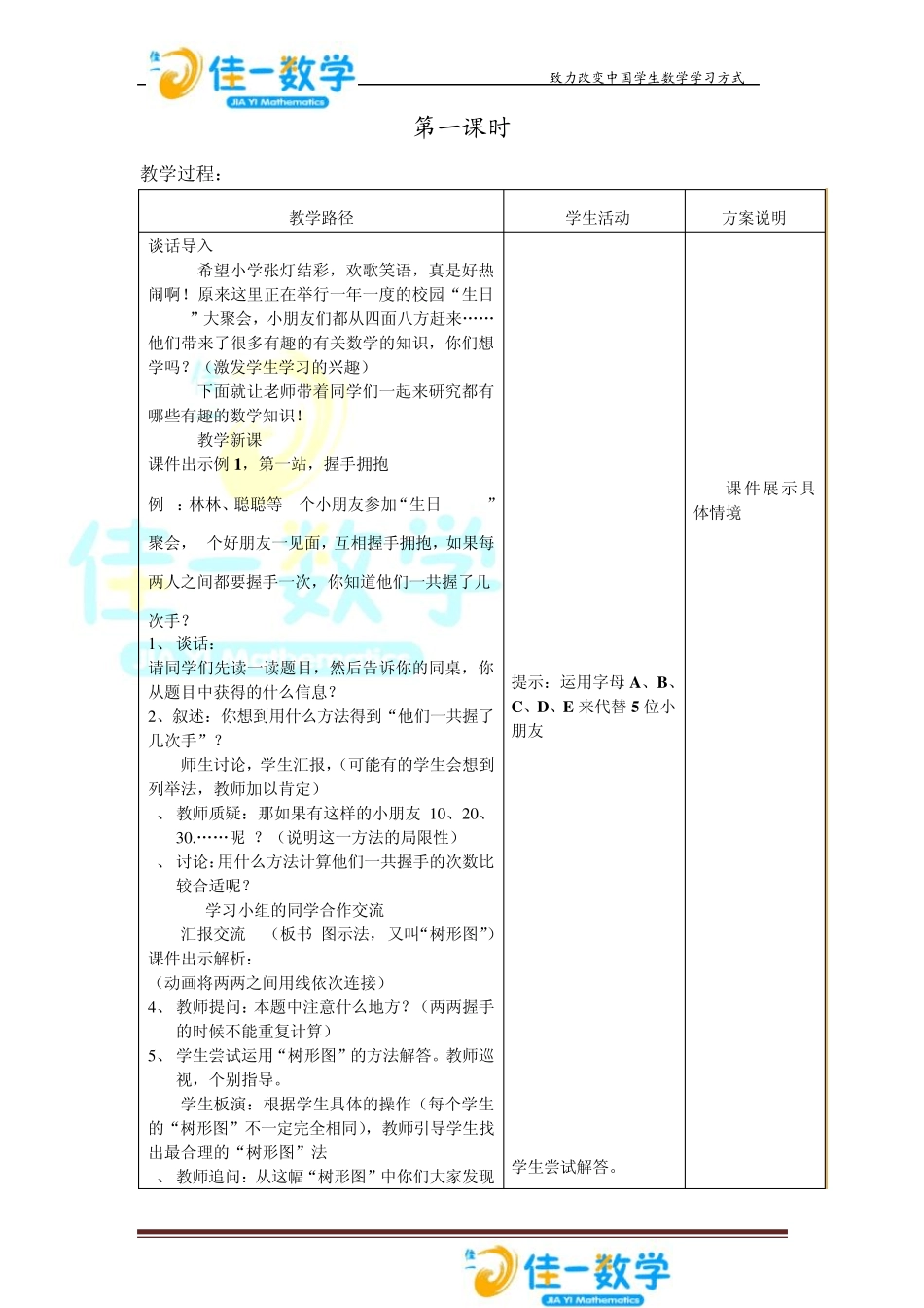 佳一数学暑假教案5升612巧妙计数_第2页