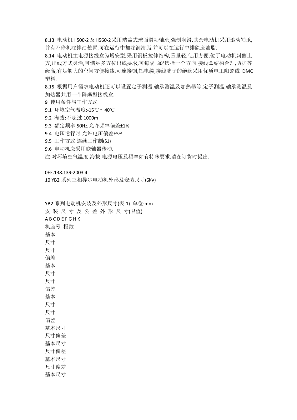 佳木斯电机YB2标准_第3页