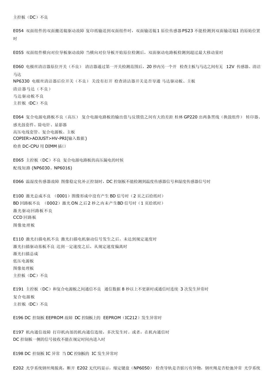 佳能复印机故障代码总结及故障代码解决方案大全_第3页