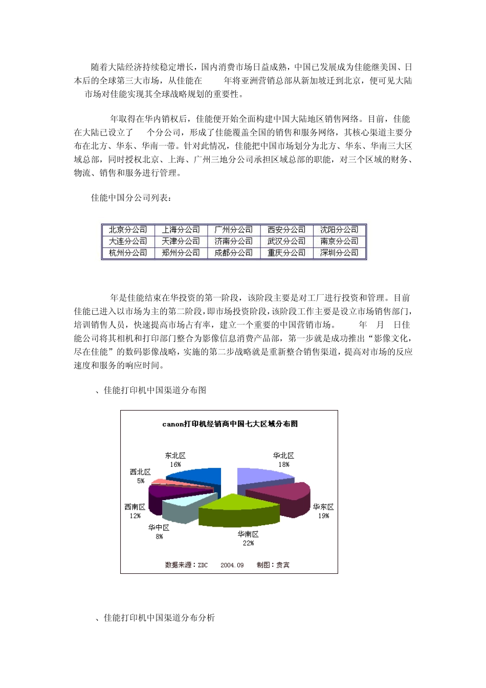 佳能打印机中国销售渠道分析报告_第2页