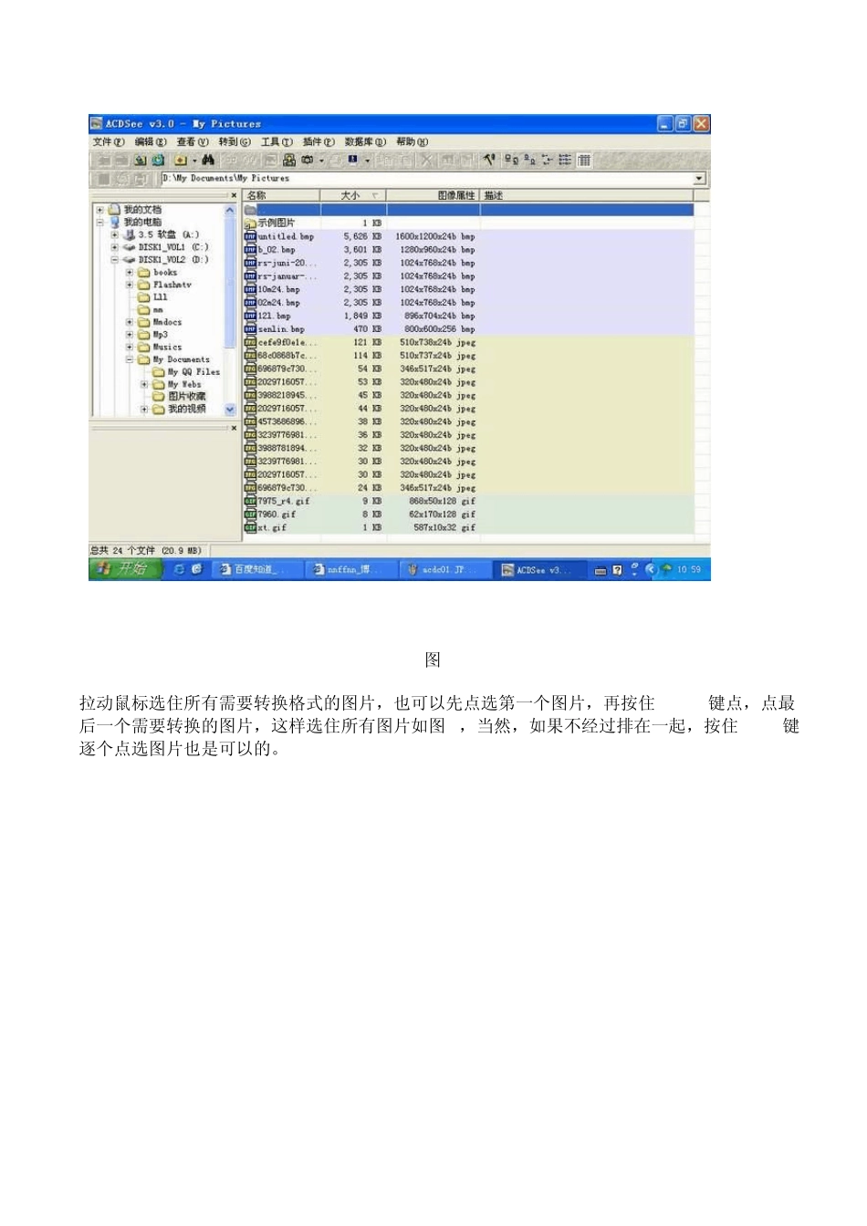 使用ACDSee转换图片格式和调整图片大小_第2页