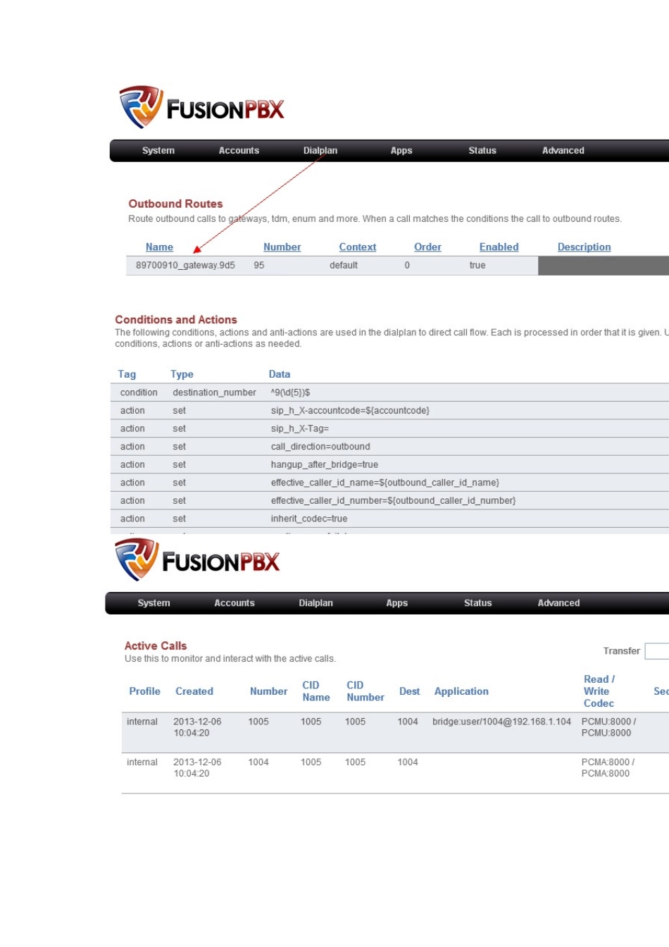 使用FreeSWITCH_FusionPBX界面系统对接潮流网关_讯时网关_第3页