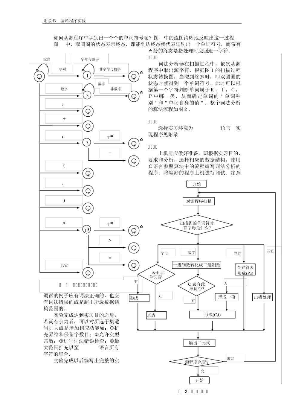 使用直接分析法编制C语言子集的词法分析程序_第2页