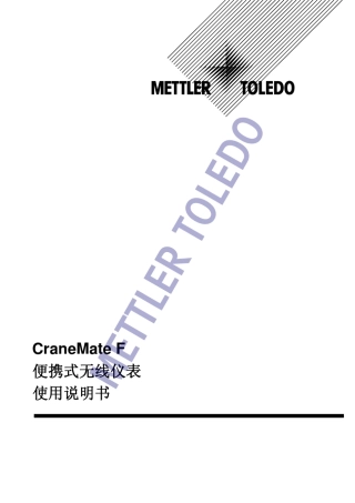使用说明书_CraneMate_F仪表
