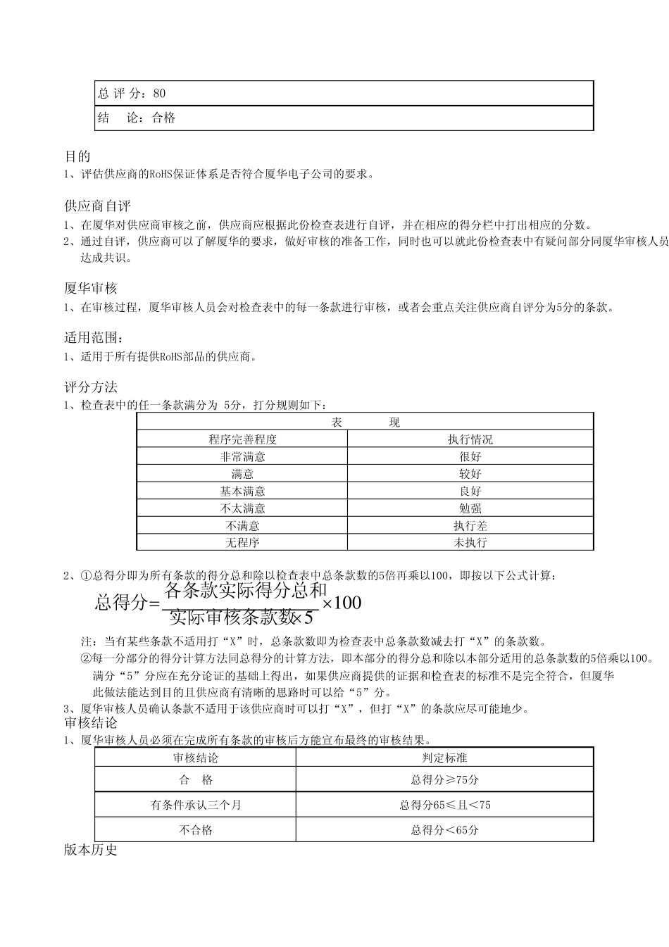 供应商RoHS审核检查表_第2页