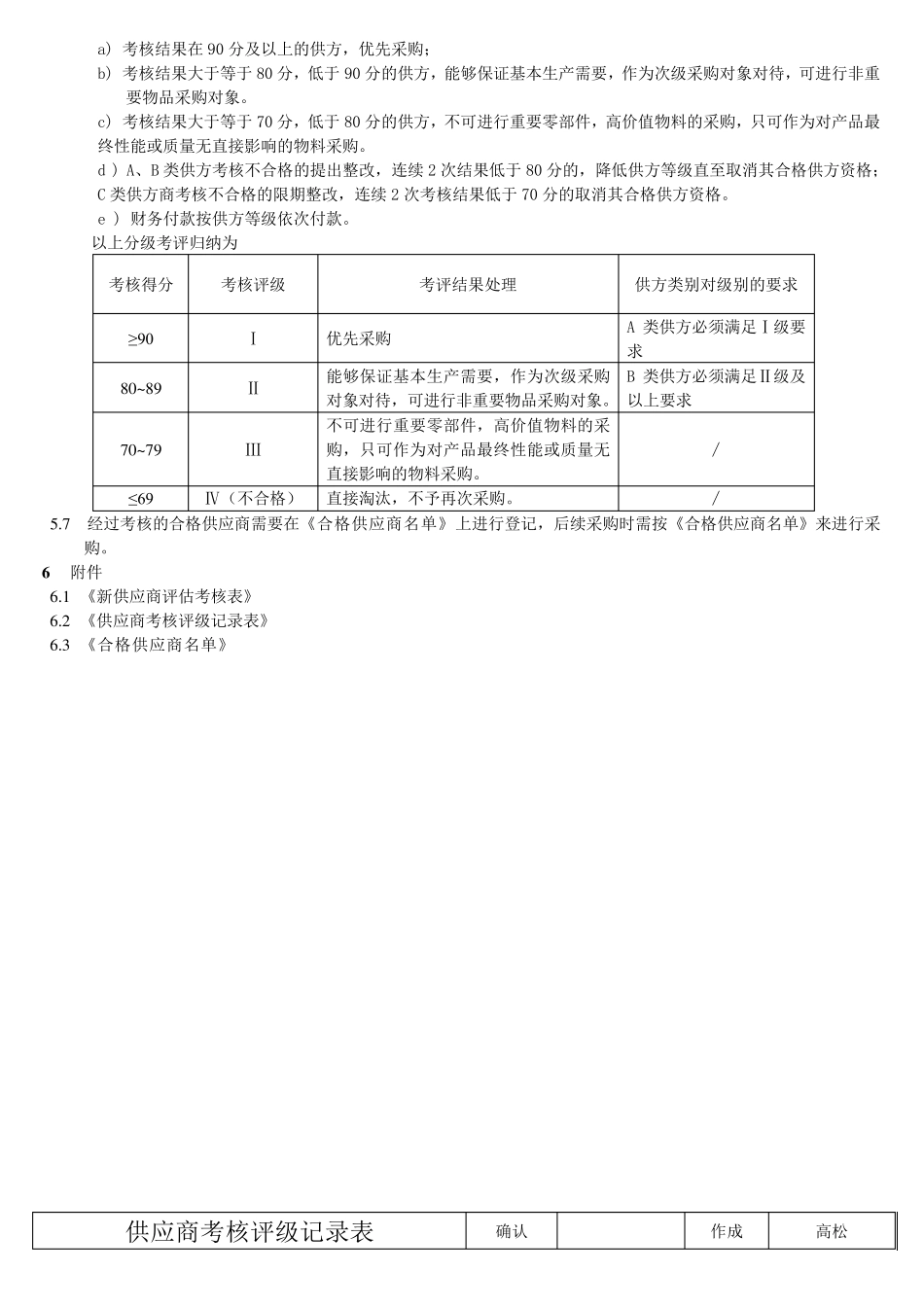 供应商分级评审制度规范_第3页