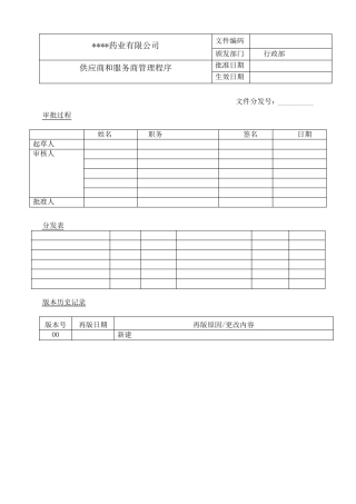 供应商管理程序