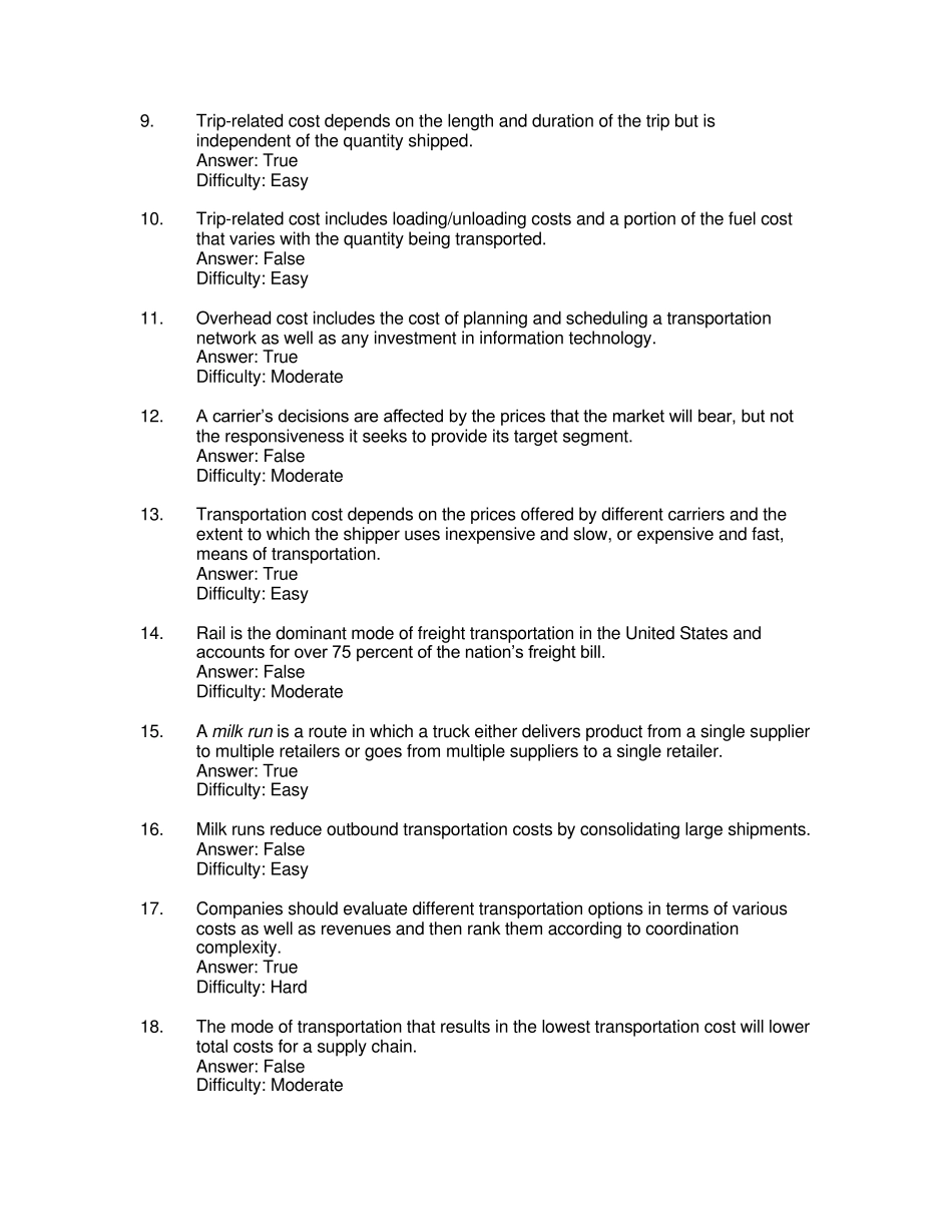 供应链管理第三版Unit14习题与答案_第2页