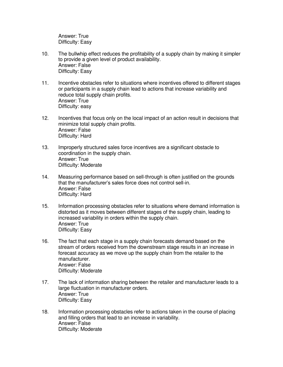 供应链管理第三版Unit16习题与答案_第2页