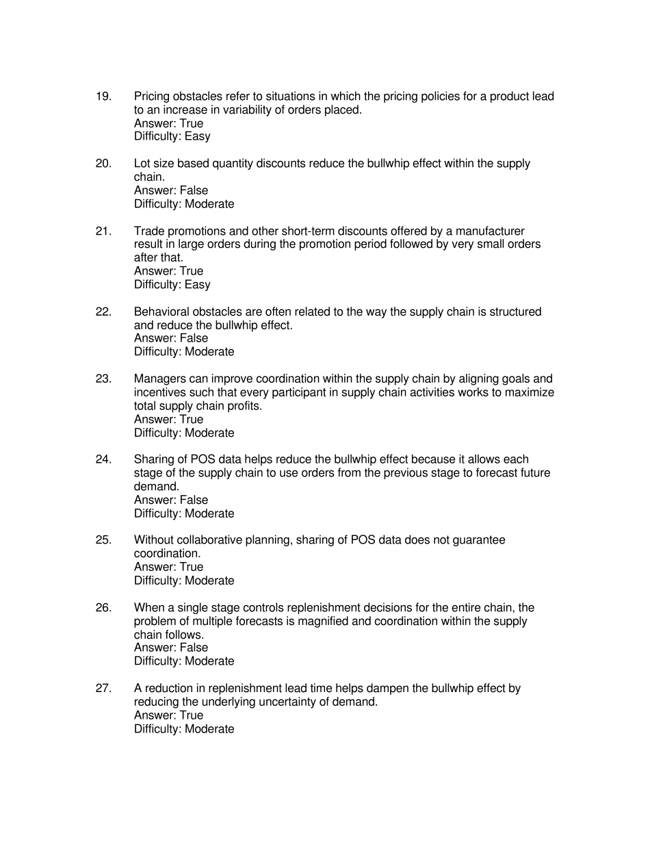 供应链管理第三版Unit16习题与答案_第3页