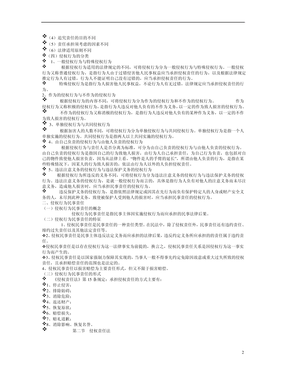 侵权责任法课件_第2页