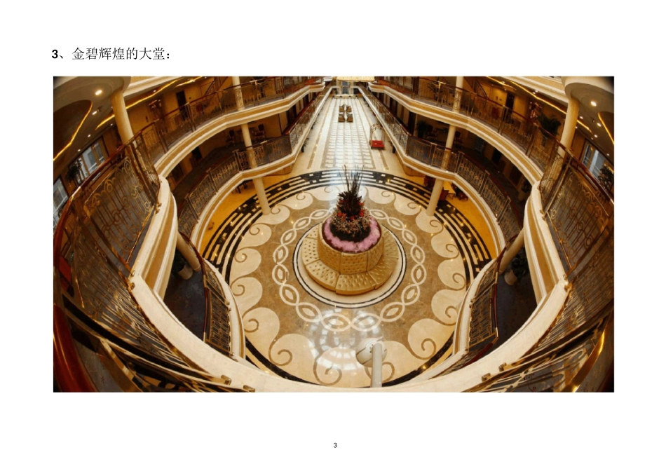 长江黄金系列豪华游轮主要尺度及参数_第3页