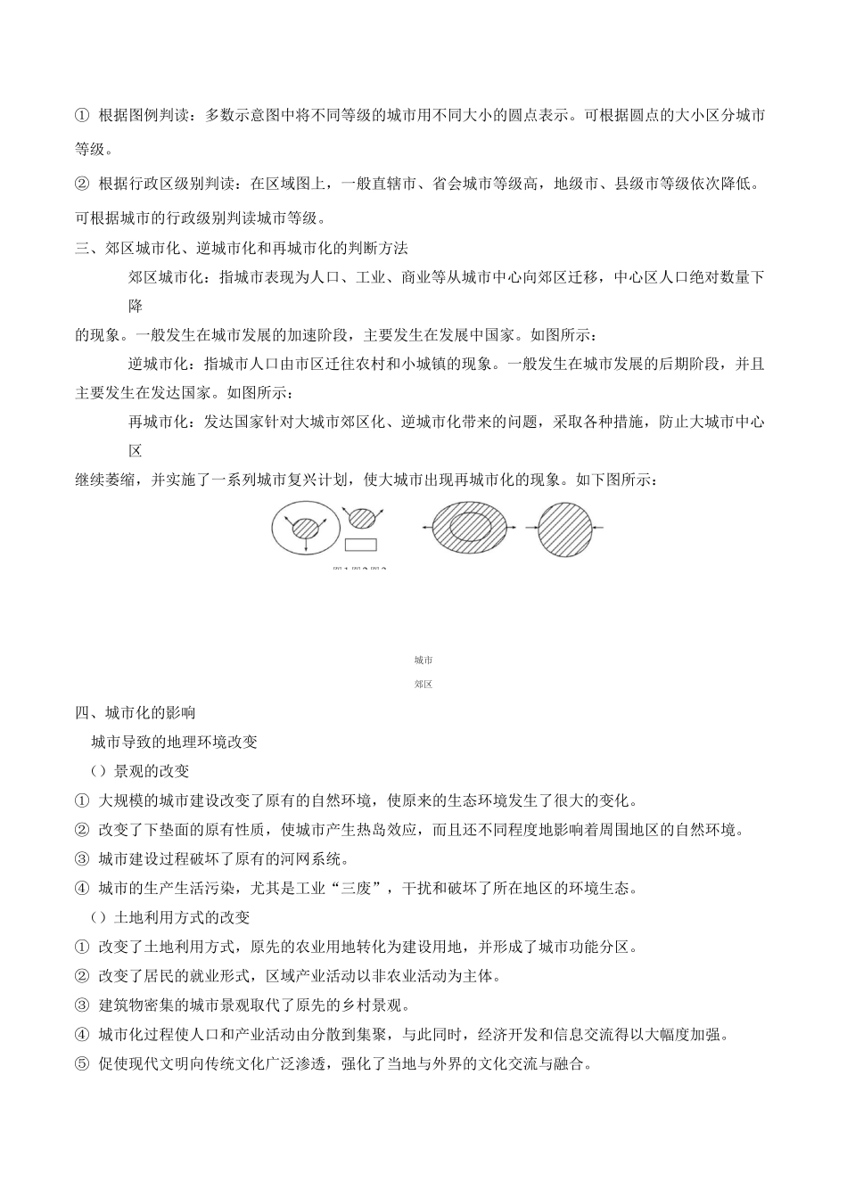 高中地理城市与城市化专题_第3页