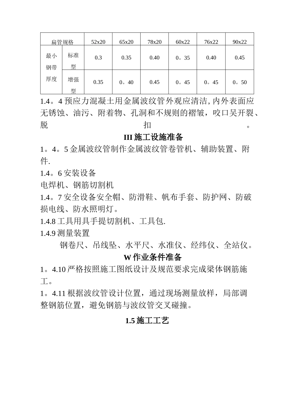 金属波纹管安装施工工艺标准.._第3页