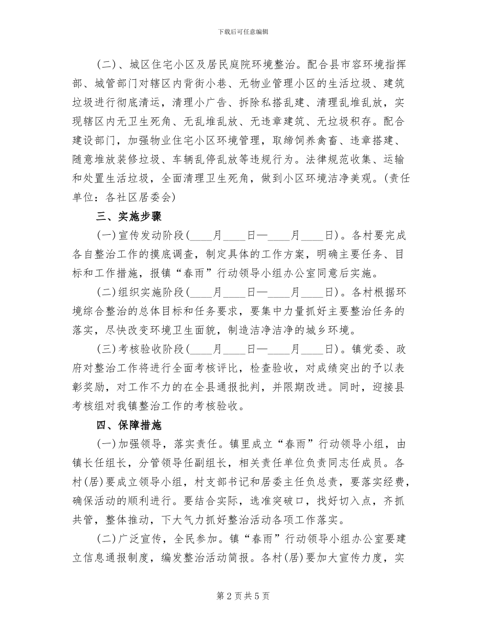 春雨行动实施方案_第2页