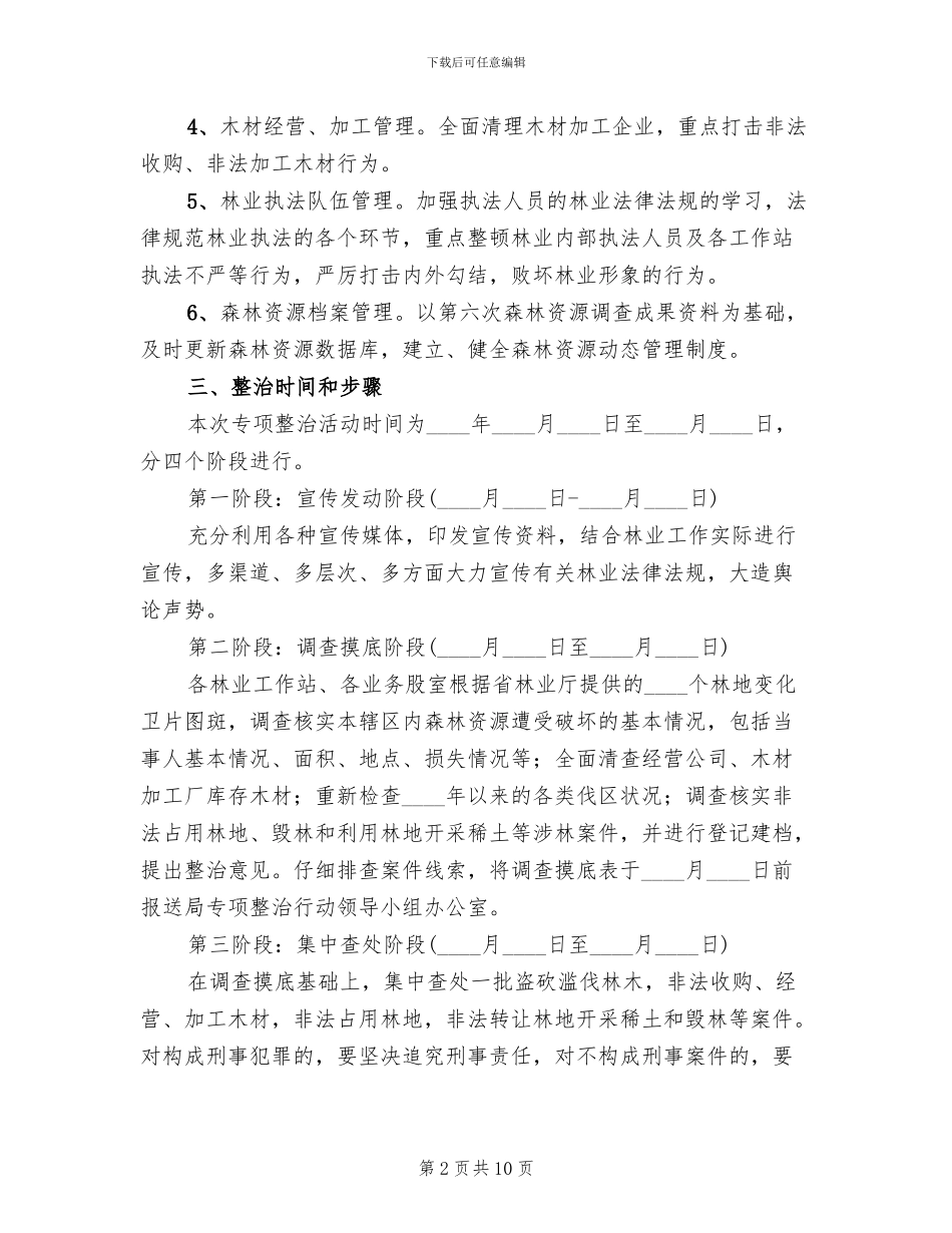 林政资源管理整治方案_第2页