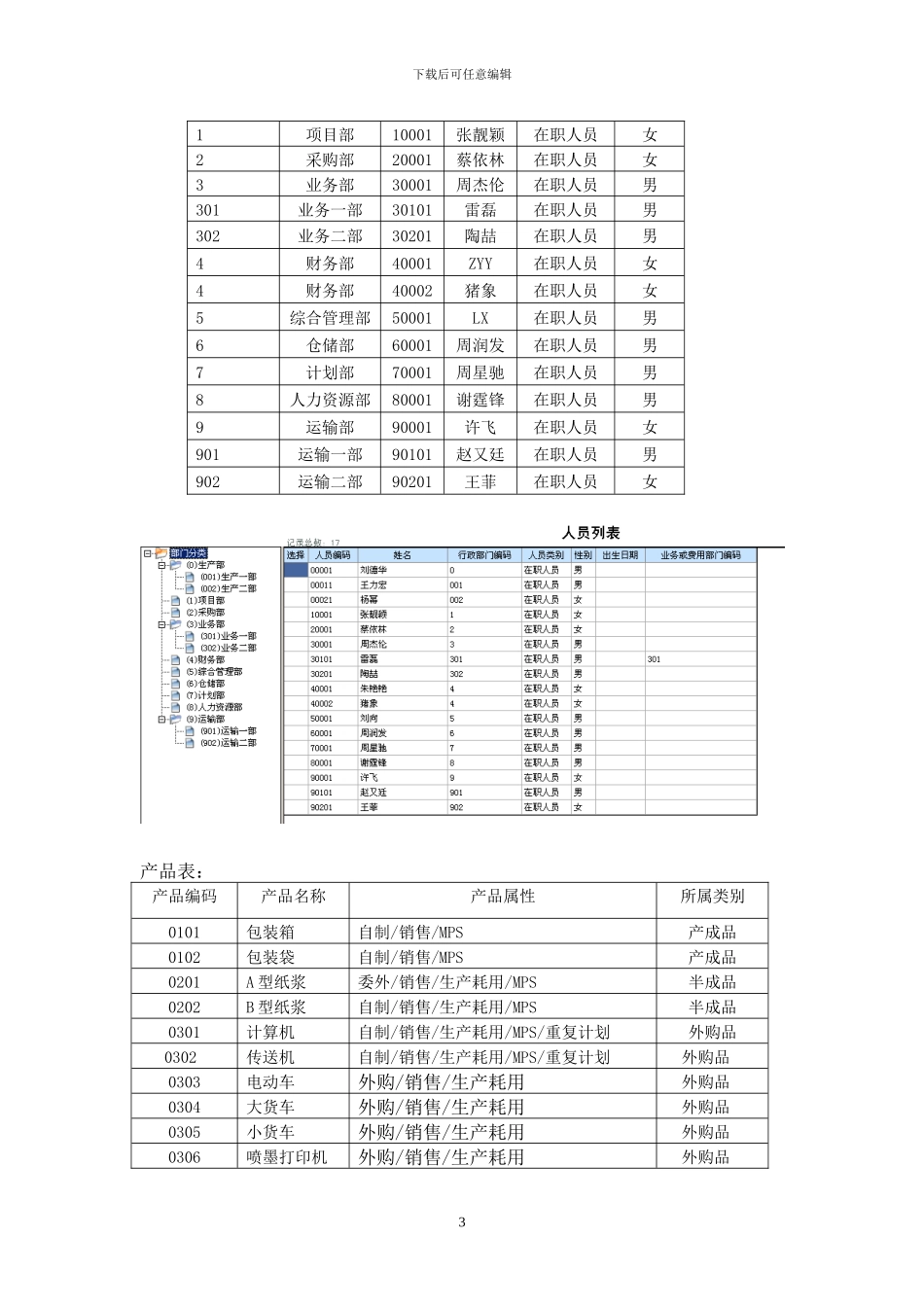 某物流有限公司ERP综合实验_第3页