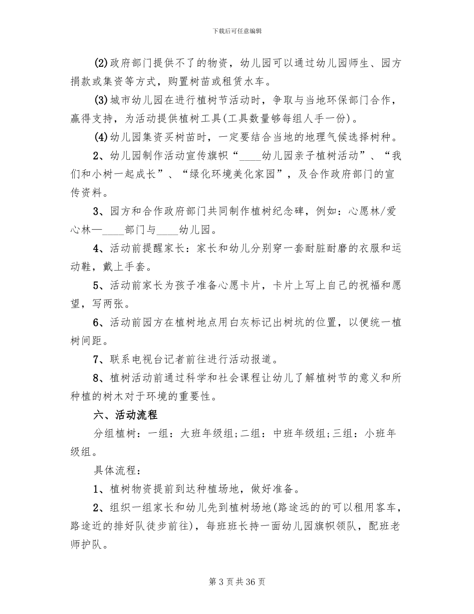 校园植树节活动方案范文(16篇)_第3页