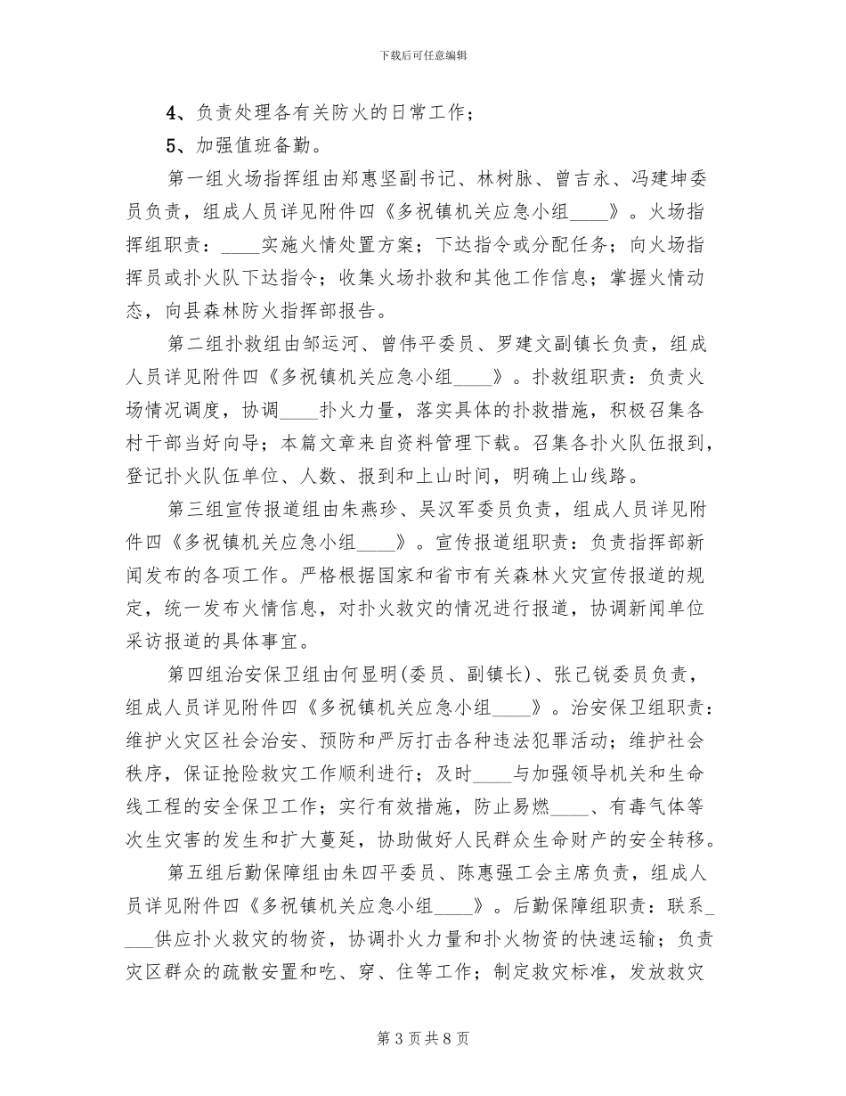 清明节森林防火应急方案范文_第3页