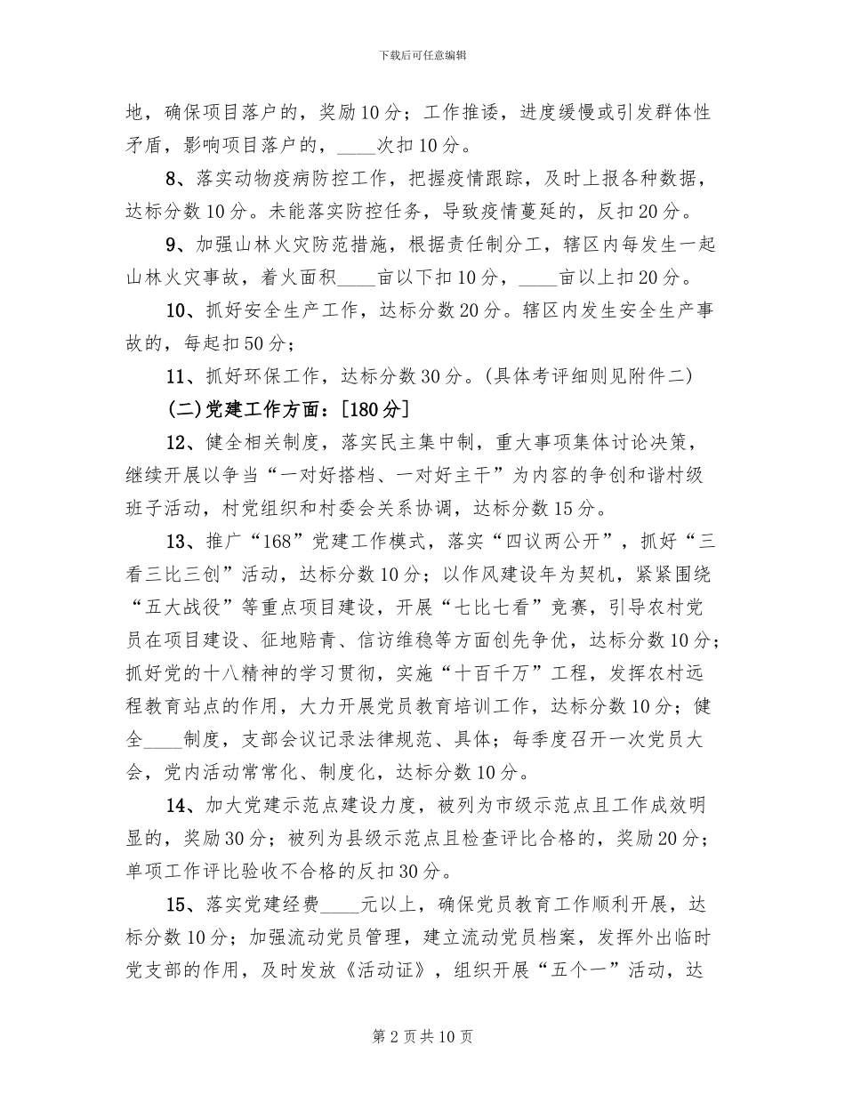 目标监管量化考核方案_第2页