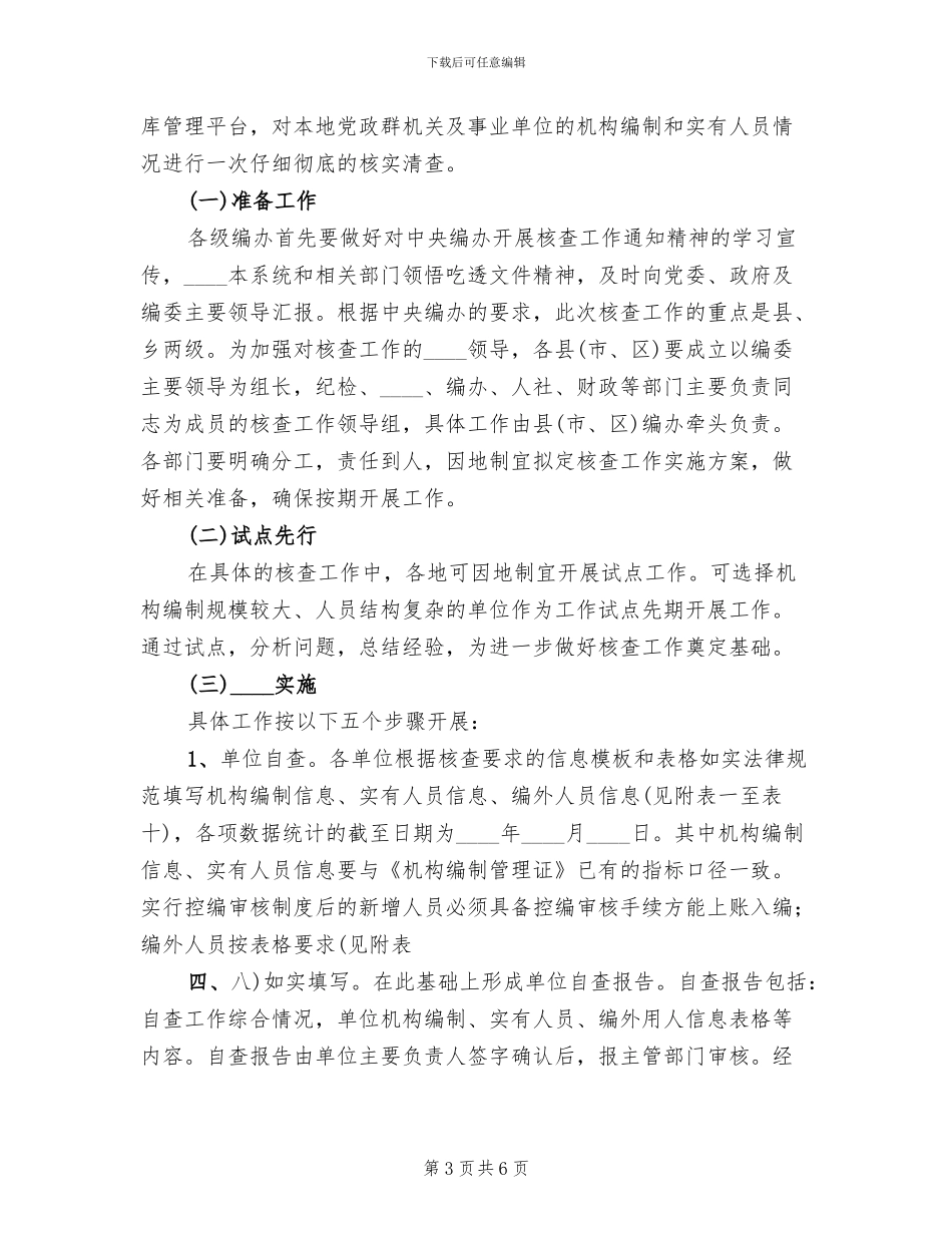 编制核查整改方案模版_第3页